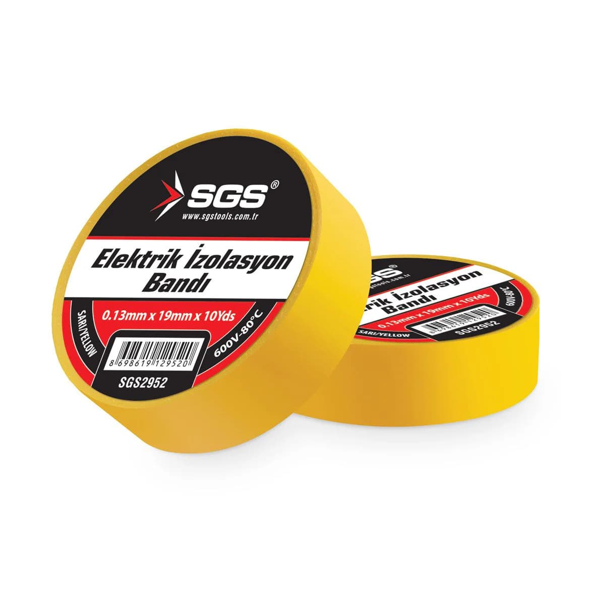 ELEKTRİK İZOLASYON BANDI SARI 19MM*10YRD