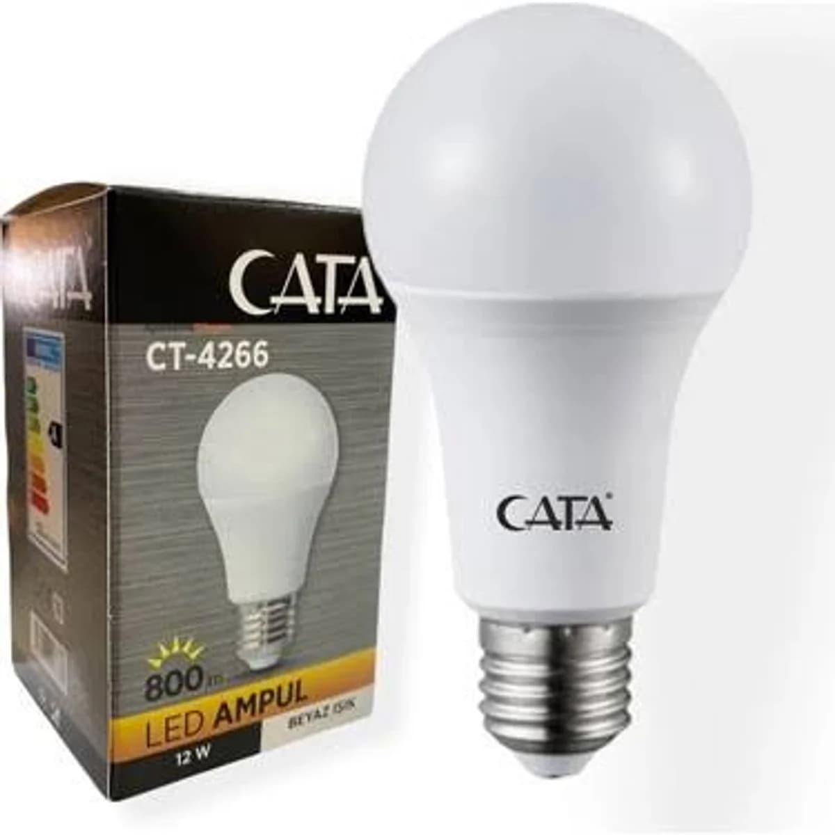 CATA 4266 BEYAZ LED AMPUL 80W(12W) 1200lm