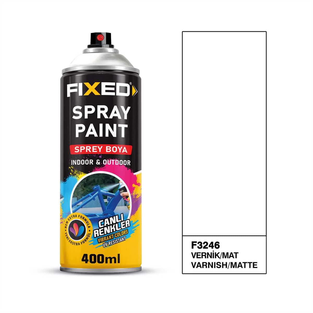SPREY BOYA AKRİLİK - VERNİK/MAT AKRİLİK 320 GR 400 ML