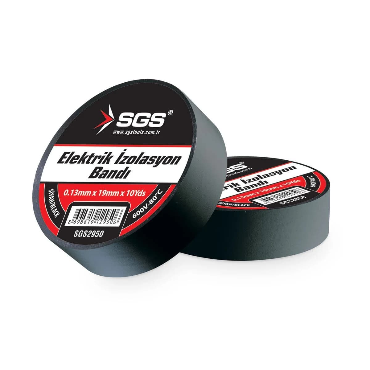 ELEKTRİK İZOLASYON BANDI SİYAH 19MM*10YRD