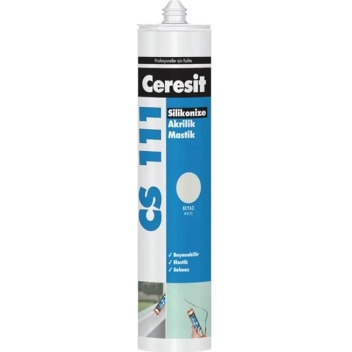 Ceresit Akrilik Mastik Beyaz 280ML.