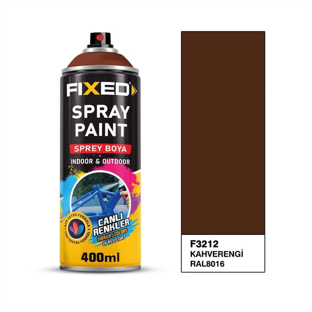 SPREY BOYA AKRİLİK - KAHVERENGİ (RAL8016) 320 GR 400 ML