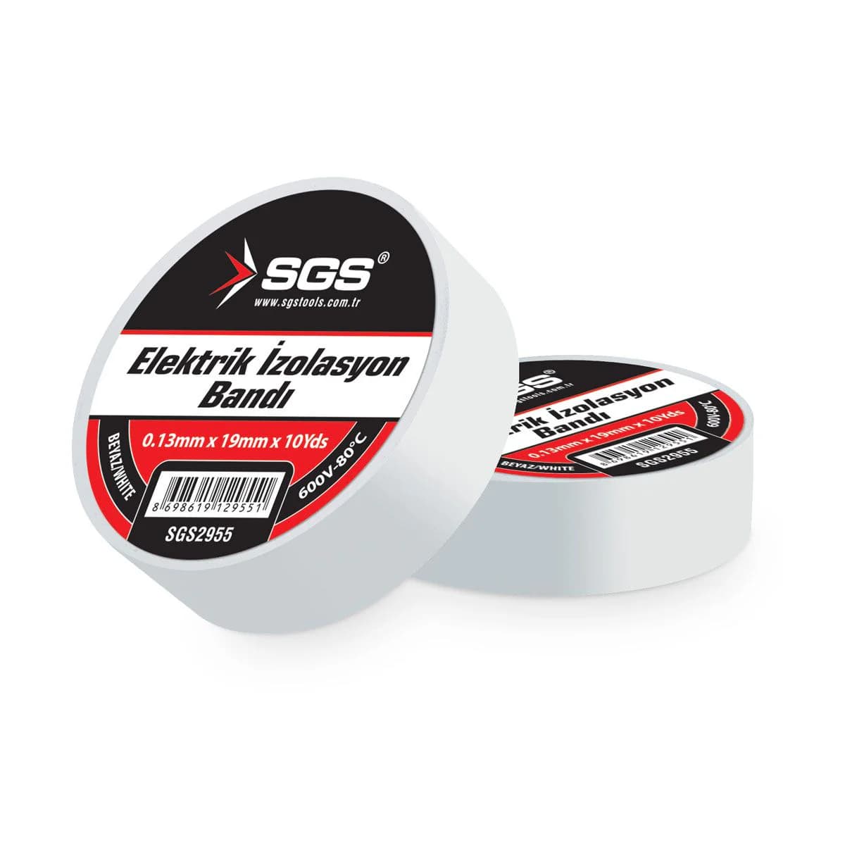 ELEKTRİK İZOLASYON BANDI BEYAZ 19MM*10YRD